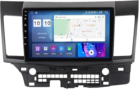 Android Car Stereo for Mitsubishi Lancer-ex 2008-2015 with Wireless Carplay, Android Auto, 9 Inch Touchscreen Car Radio, with Bluetooth Hands-Free/WiFi/USB Tethering/GPS Navi