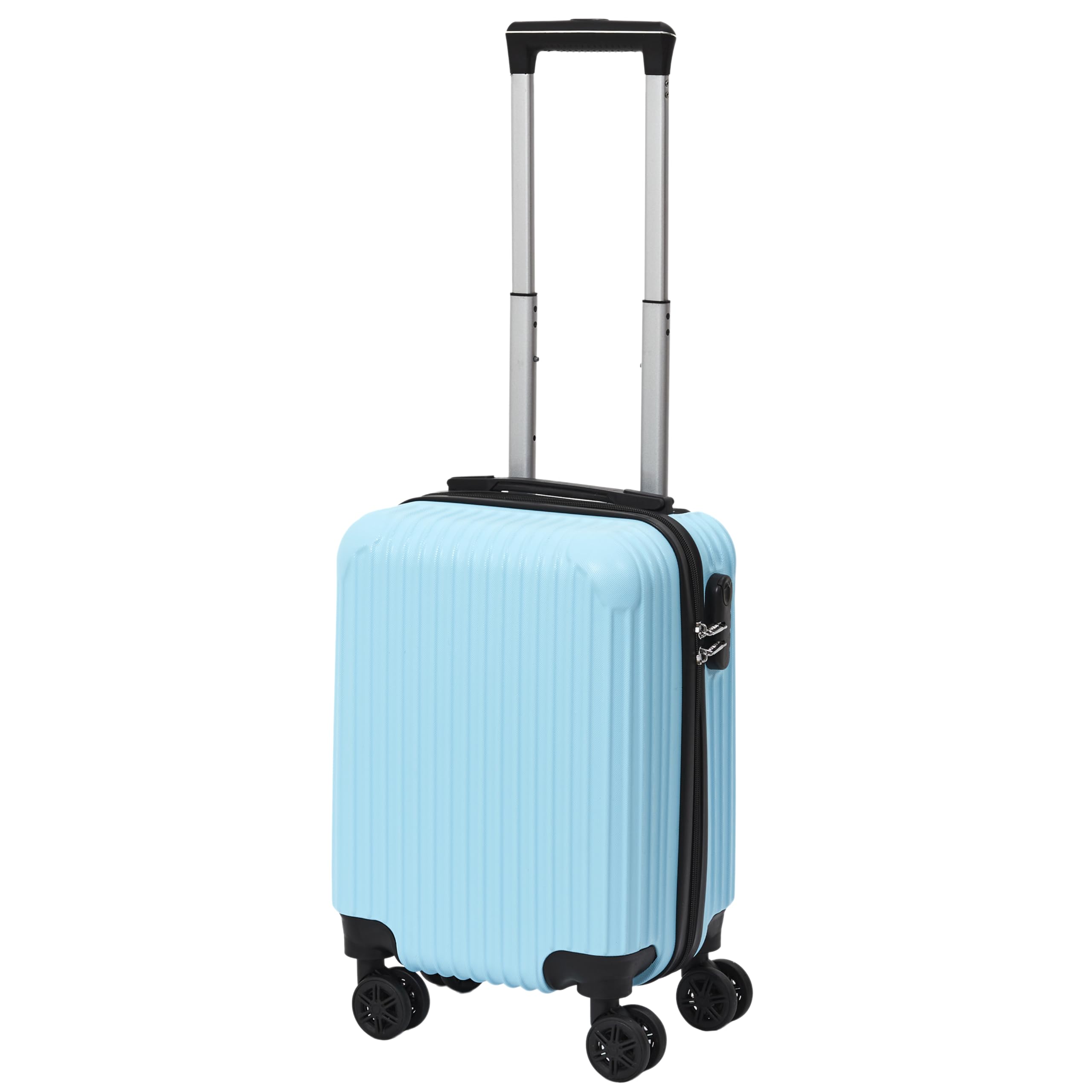 JET LAG, Set of 3 Rome Suitcases 36L 60L 86L, Elegant and Modern Design, Optimal Storage Capacity, Robust and Durability, Carrying Comfort, Blue