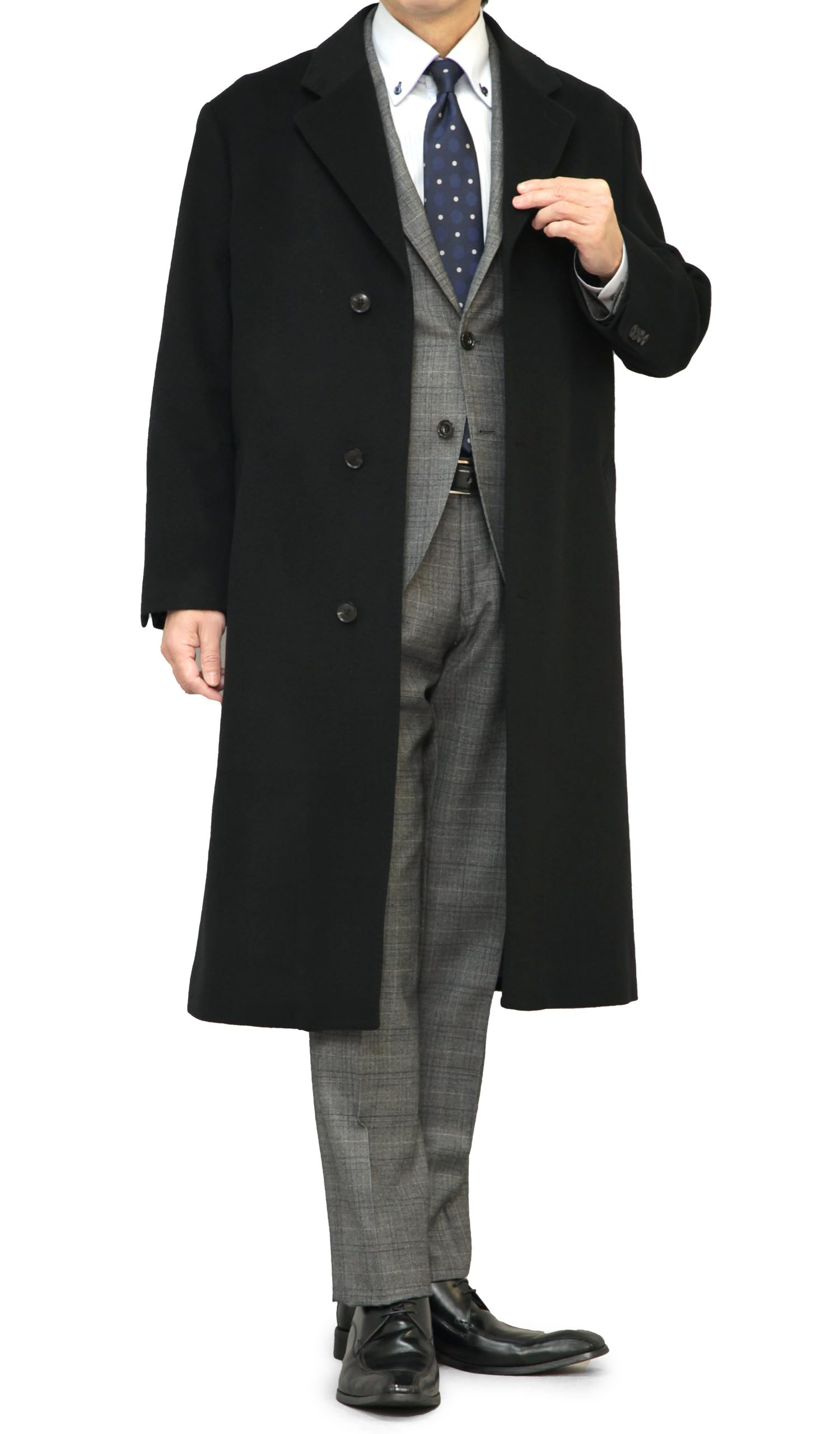 Amazon | [スーツジャパン] チェスターコート メンズ ロングコート