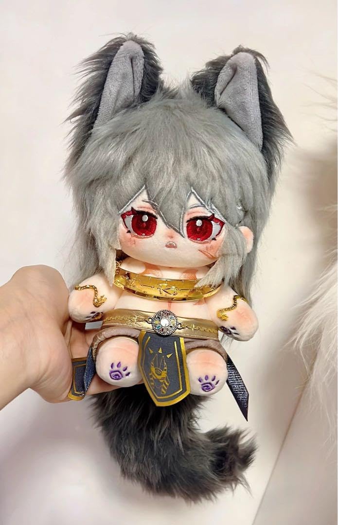 Amazon.co.jp: 20cm ぬいぐるみ 原神 レザー 本体+尻尾+耳 着せ替え
