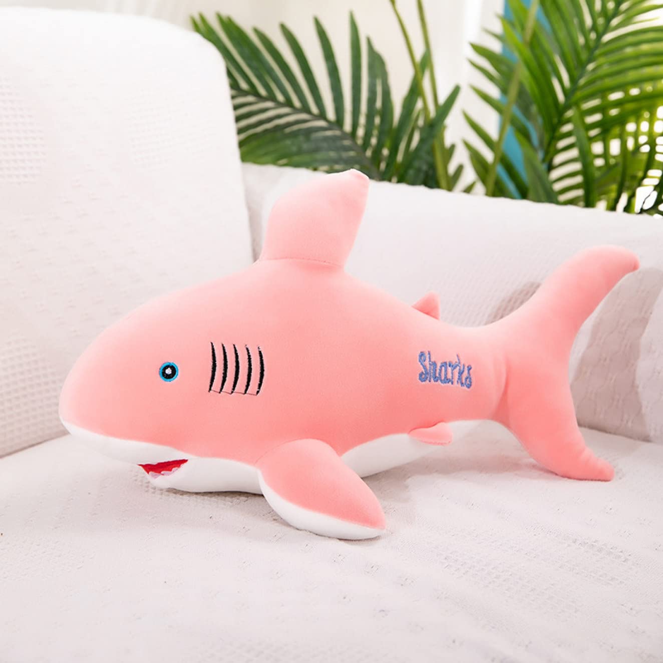 ピンクのサメ型ぬいぐるみ Amazon.co.jp: baolaili ピンクのサメのぬいぐるみキーチェーン