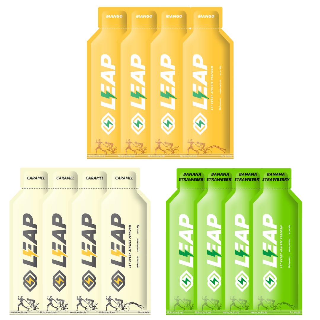 Pack of 12 Leap Energy Gels Assorted Flavors of-image-47