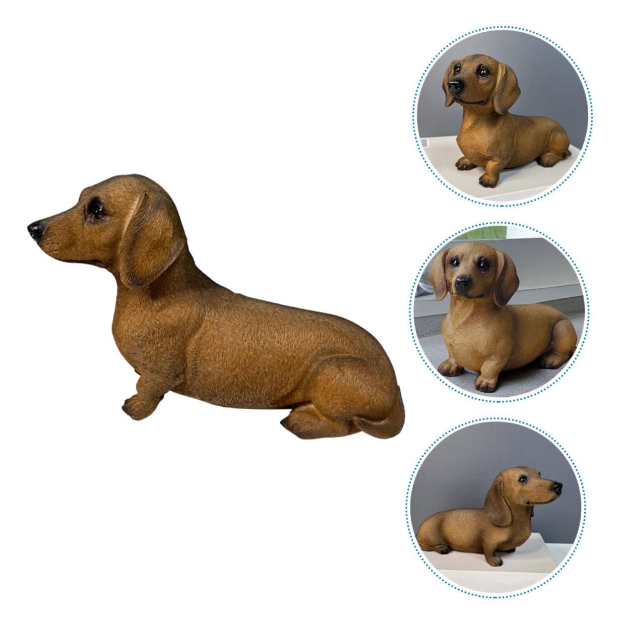 Toyvian 5 Figurka Realistyczny Model z Żywicy Dekoracyjny Element Do Ogrodu Idealny Ozdoba