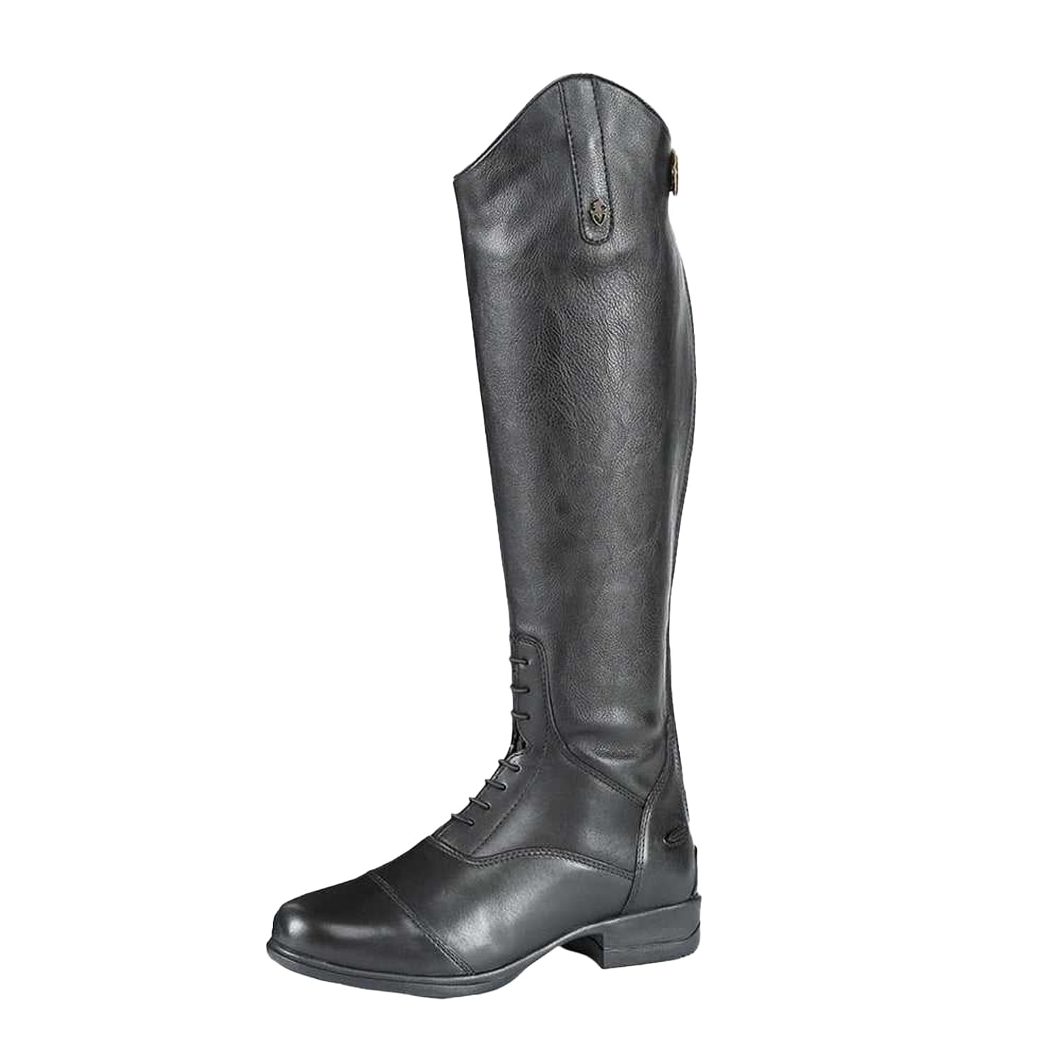 Shires Moretta Gianna - Stivali da equitazione in pelle per adulti, colore: Marrone, Nero , 11 Wide