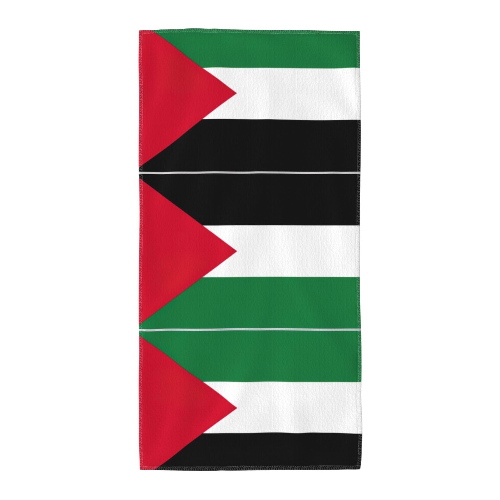 DIEzig Palestine Flag Fashion Printed Long Bath Towel For Pool Side Seaside Holiday