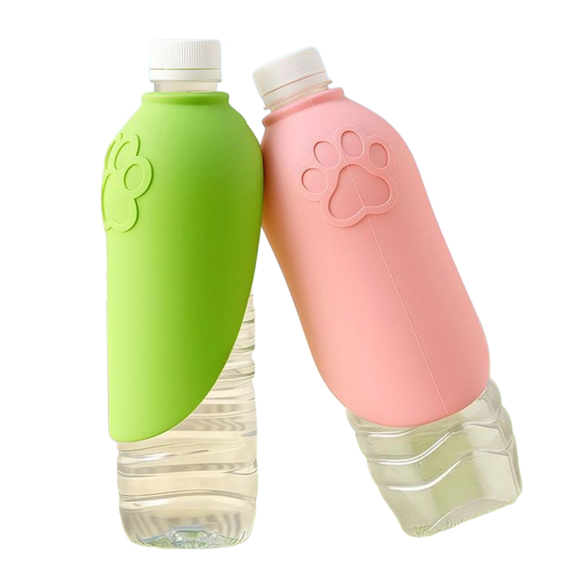 Portable Silicone Dog Water Bottle, fits standard water bottles, foldable and leak-proof, outdoor pet water bowl, suitable for dog walks, hiking, and travel