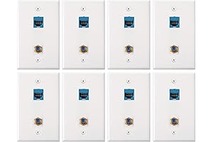 Weewooday Ethernet and Cable Wall Plates