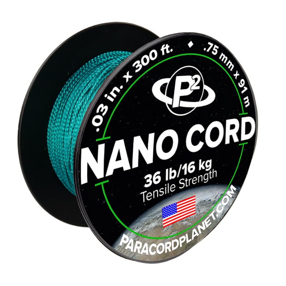 Paracord Planet Nano Cord –Lightweight Nylon Nano Paracord – Great for Arts & Crafts, Home Décor, Camping and More!