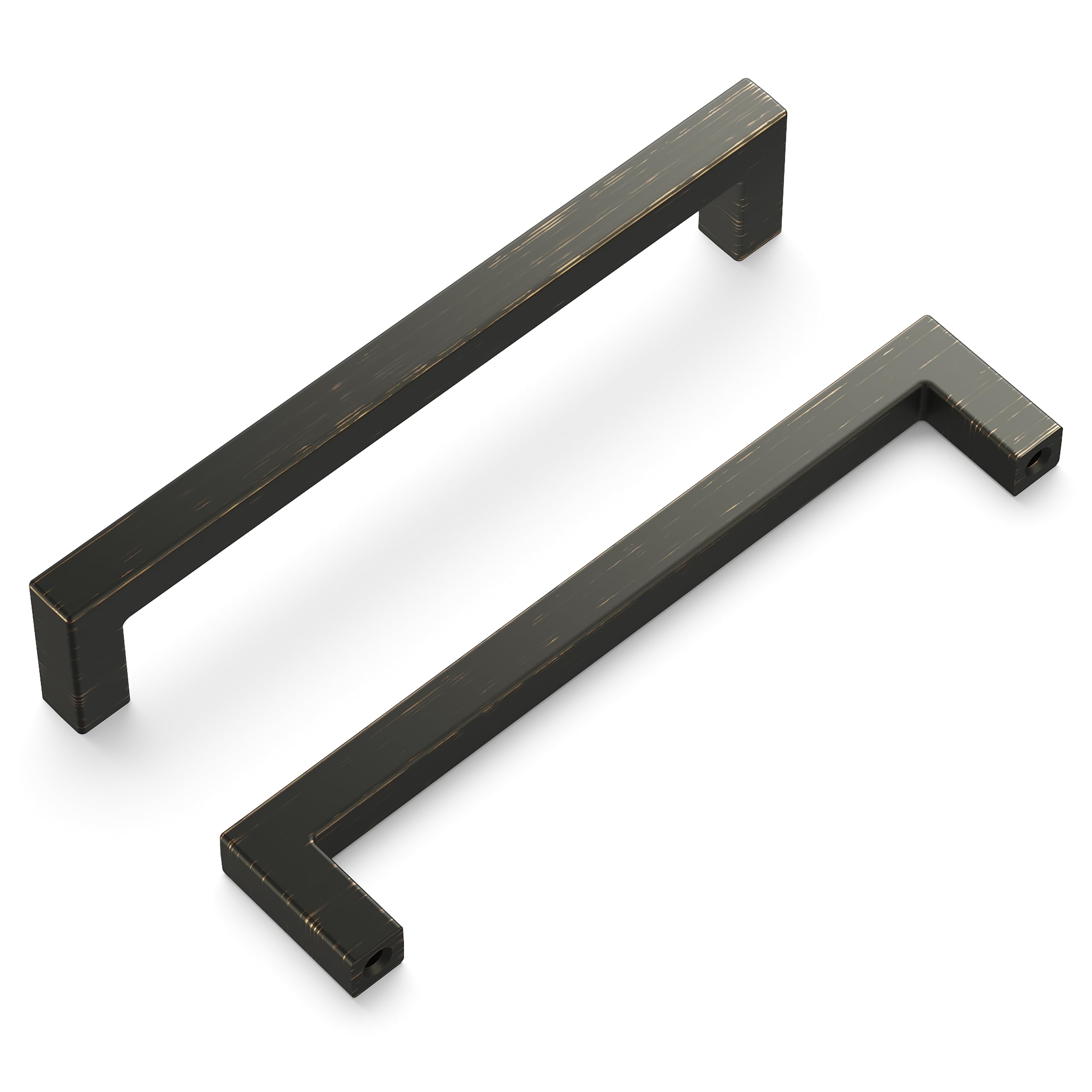 Hickory Hardware Skylight Collection Pull 5-1/16 Inch (128mm) Center to Center Vintage Bronze Finish (10 Pack)