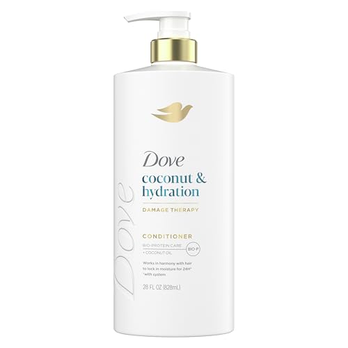 Dove Conditioner Coconut & Hydration for Dry Hair with Bio-Protein Care Technology and Coconut Oil 28 Fl Oz