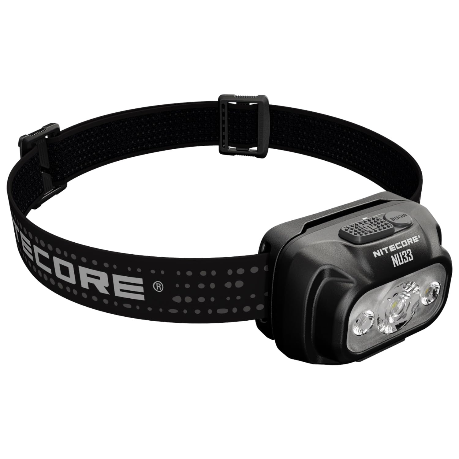 NiteCore NC-NU33 NU33 Headlamp Rechargeable 700 lm USB-C Aluminium...