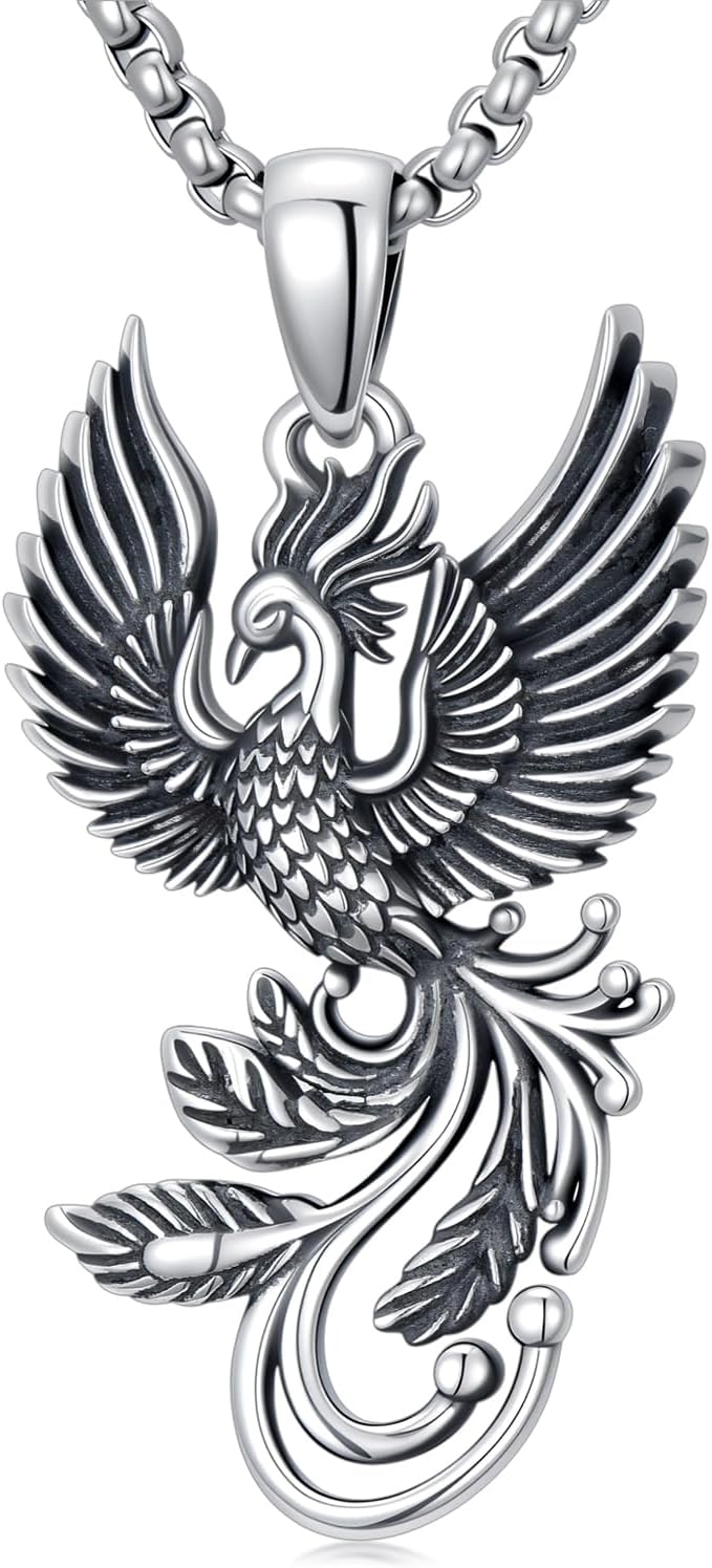 OHAYOO Parrot Necklace 925 Sterling Silver Parrot Pendant Necklace Heart Shaped Bird Necklace Parrot Jewelry Women Gift