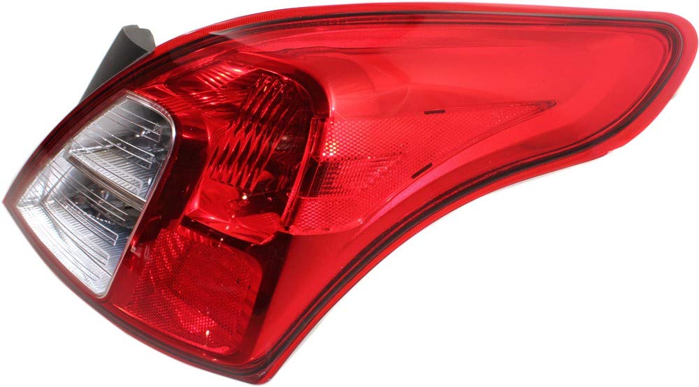 Evan Fischer Passenger Side Tail Light Assembly Compatible With 2012-2019 Nissan Versa With Bulb