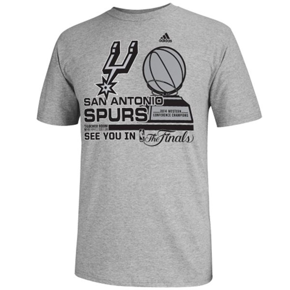 NBA adidas San Antonio Spurs Men's Locker Room Conference Champion T-Shirt