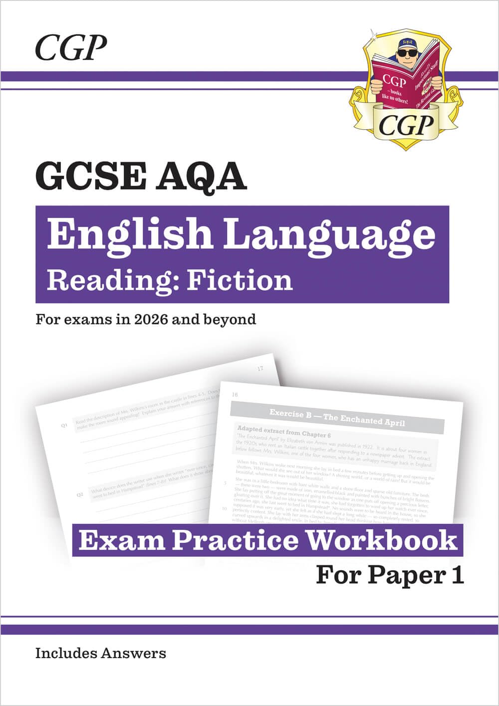 New GCSE English Language AQA Reading Fiction Exam Practice Workbook (for exams from 2026) (CGP AQA GCSE English Language)