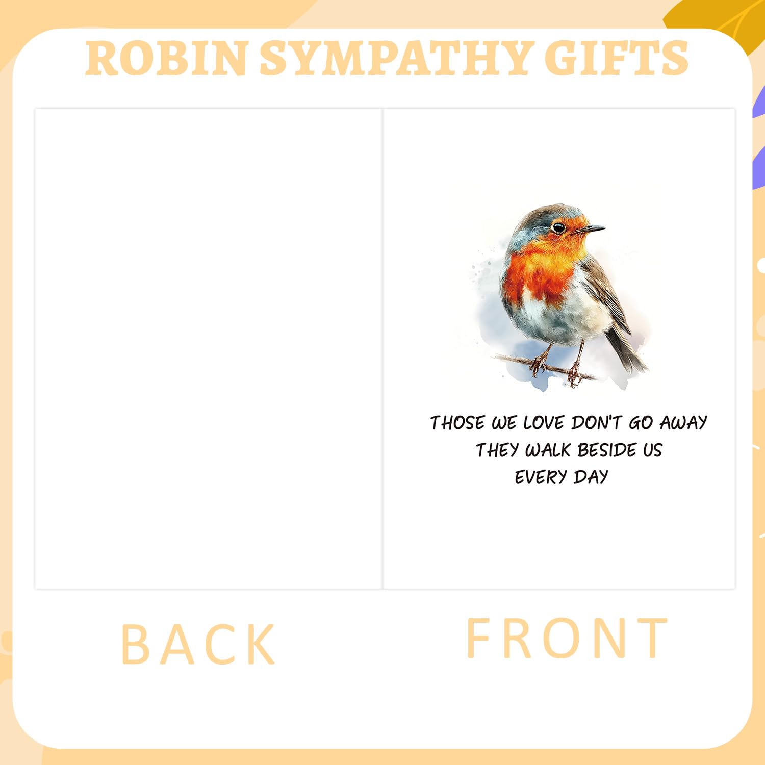 Biglietti di condoglianze – Biglietto di condoglianze con scritta With Deepest Sympathy For You Loss Card adulti 145mm biglietto di auguri condoglianze Thinking of You