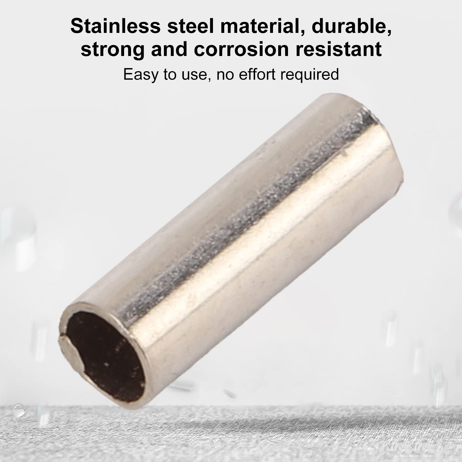 Set De 100 Manchons à Sertir Aluminium Pour Pêche – Diamètres 1,0 à 2,0 Mm – Connecteurs De Ligne, Barils Simples