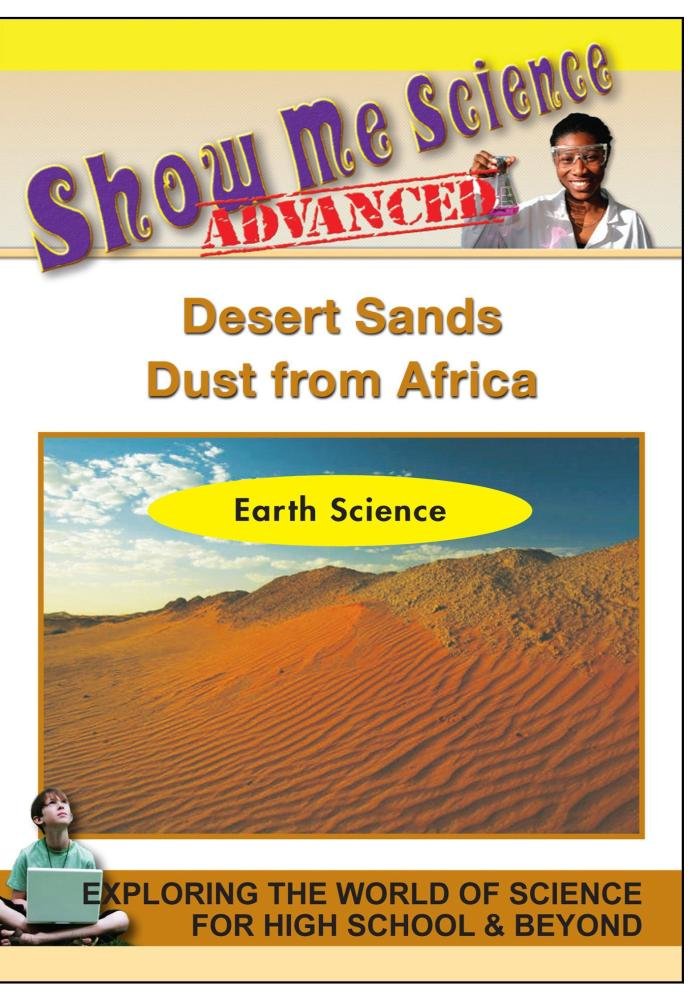 Earth Science Desert Sands - Dust from Africa