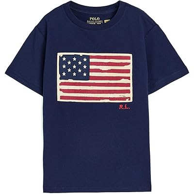 Polo Ralph Lauren Kids Flag Cotton Jersey Tee (Big Kid)
