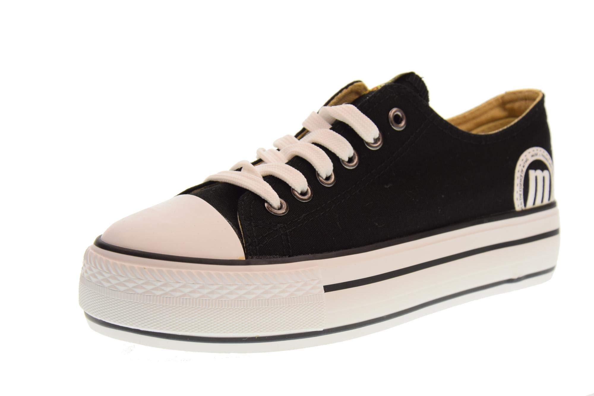 MTNG Zapatillas Lona Mustang 69423 Negro
