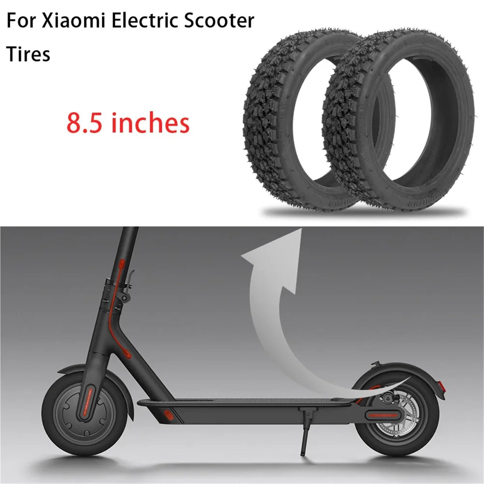 Camera d'Aria per Monopattino Elettrico Pneumatico da 8,5" for skateboard, camera d'aria, parti di scooter elettrici