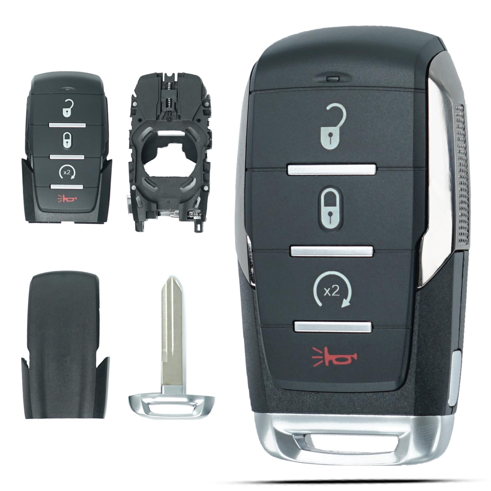 OEM UNLOCKED 2019-2025 DODGE RAM 1500 KEYLESS ENTRY SMART KEY FOB OHT-4882056 - Foto 4