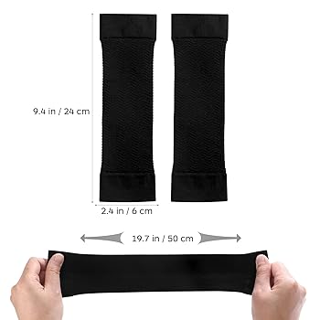 【SURGERY】Surgery mindless long sleeves 'black' Compression Sleeves for Arms - Post Surgery | Leonisa