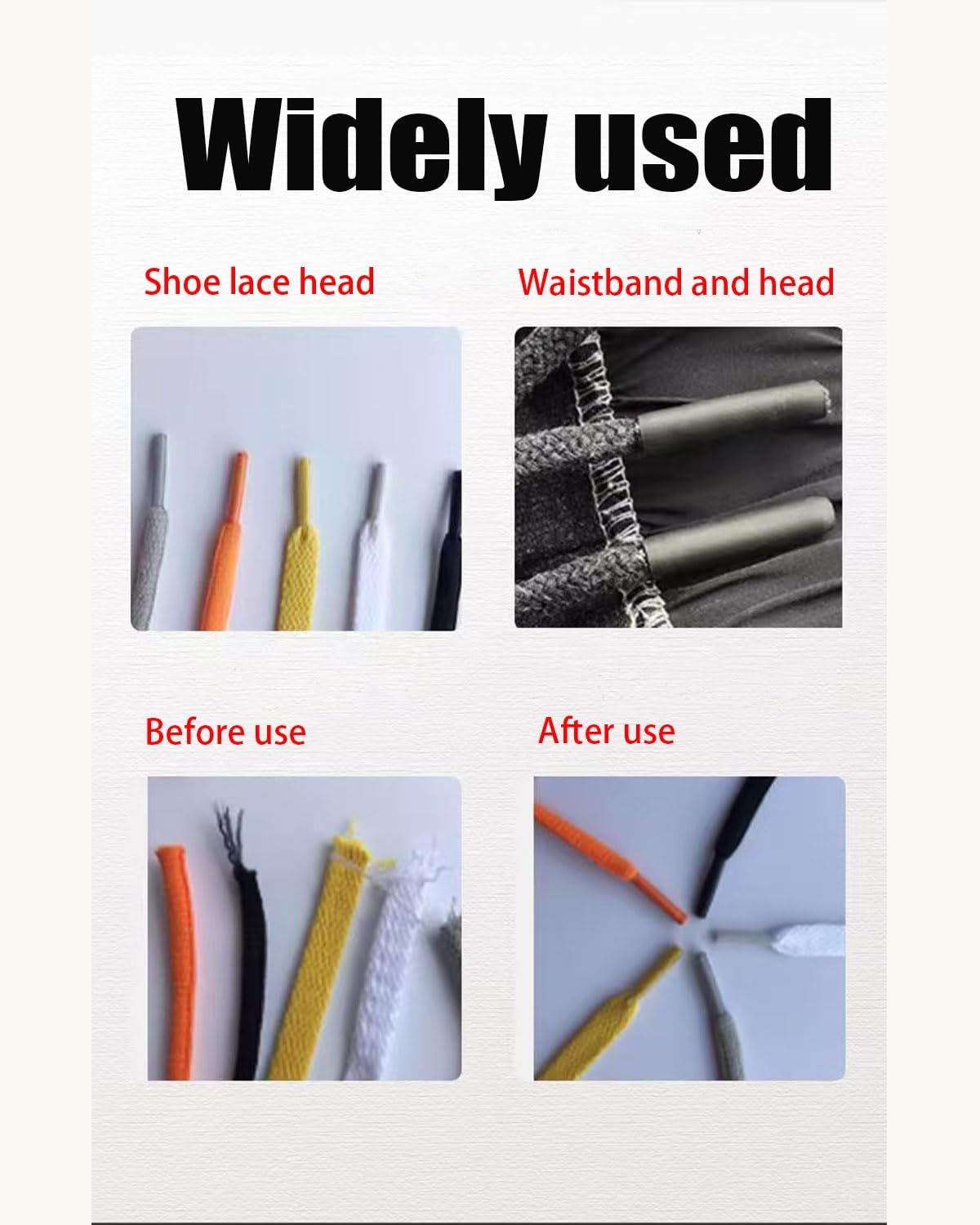 140PCS Aglets for Shoelaces – Heat Shrink Shoelace Tips, Aglet Tips for Shoe Lace Repair Multiple colors Shoe Lace Ends Tips Used for Most Sneaker Shoes and Clothing Rope Heads