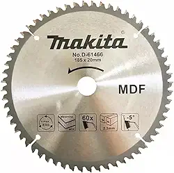 MAKITA DISCO DE SERRA PARA MADEIRA 60 DENTES 185MMX20MM D-61466