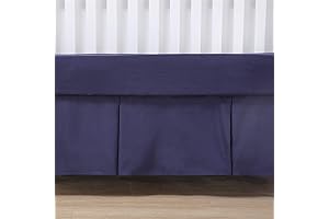 Navy Crib Skirt - A Sophisticated and Functional Crib Essential