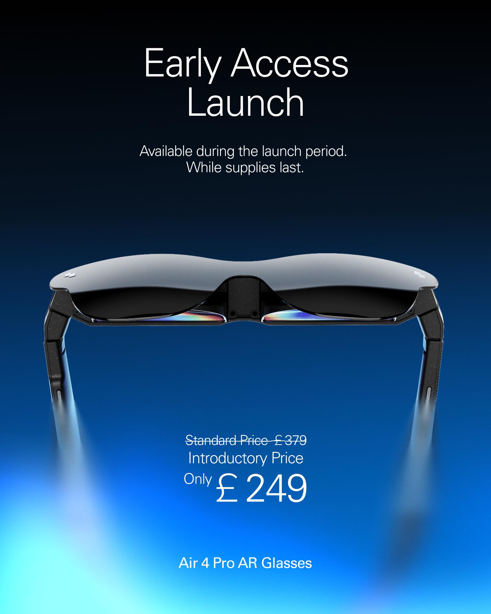 RayNeo Air 4 Pro AR/XR Glasses, HDR10 Display, Vision 4000 Chip, 201" Virtual Cinema, Audio by Bang & Olufsen, 3D Movies & Gaming Smart Glasses for iPhone 17,16,15/Android/Mac/Steam Deck/PS4/5 — view 2