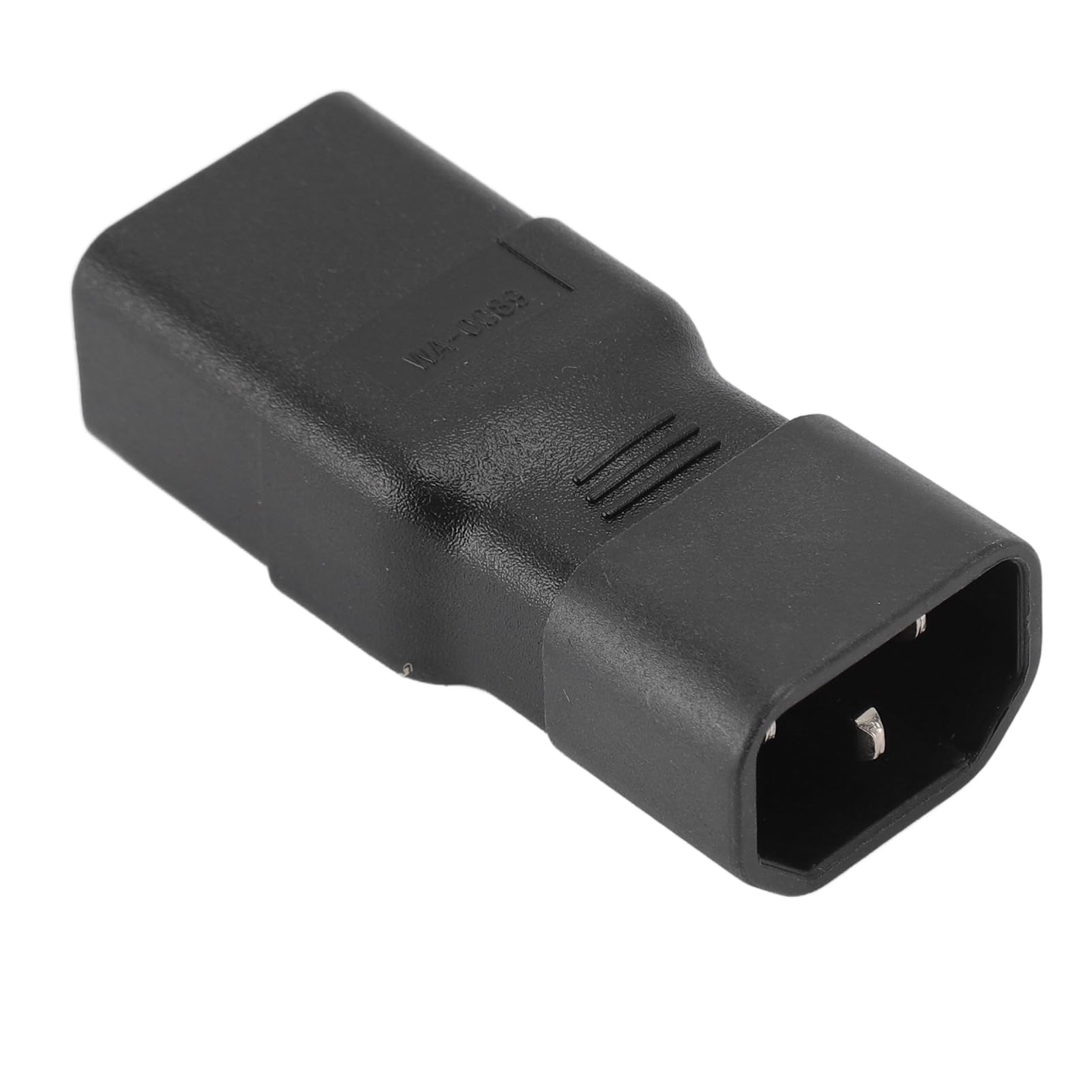 Adapter IEC C14 do C19, Trudnopalny, Wytrzymały, Wodoodporny, Odporny na Ciepło, Złącze IEC, łatwa Konwersja Zasilania dla Drukarek