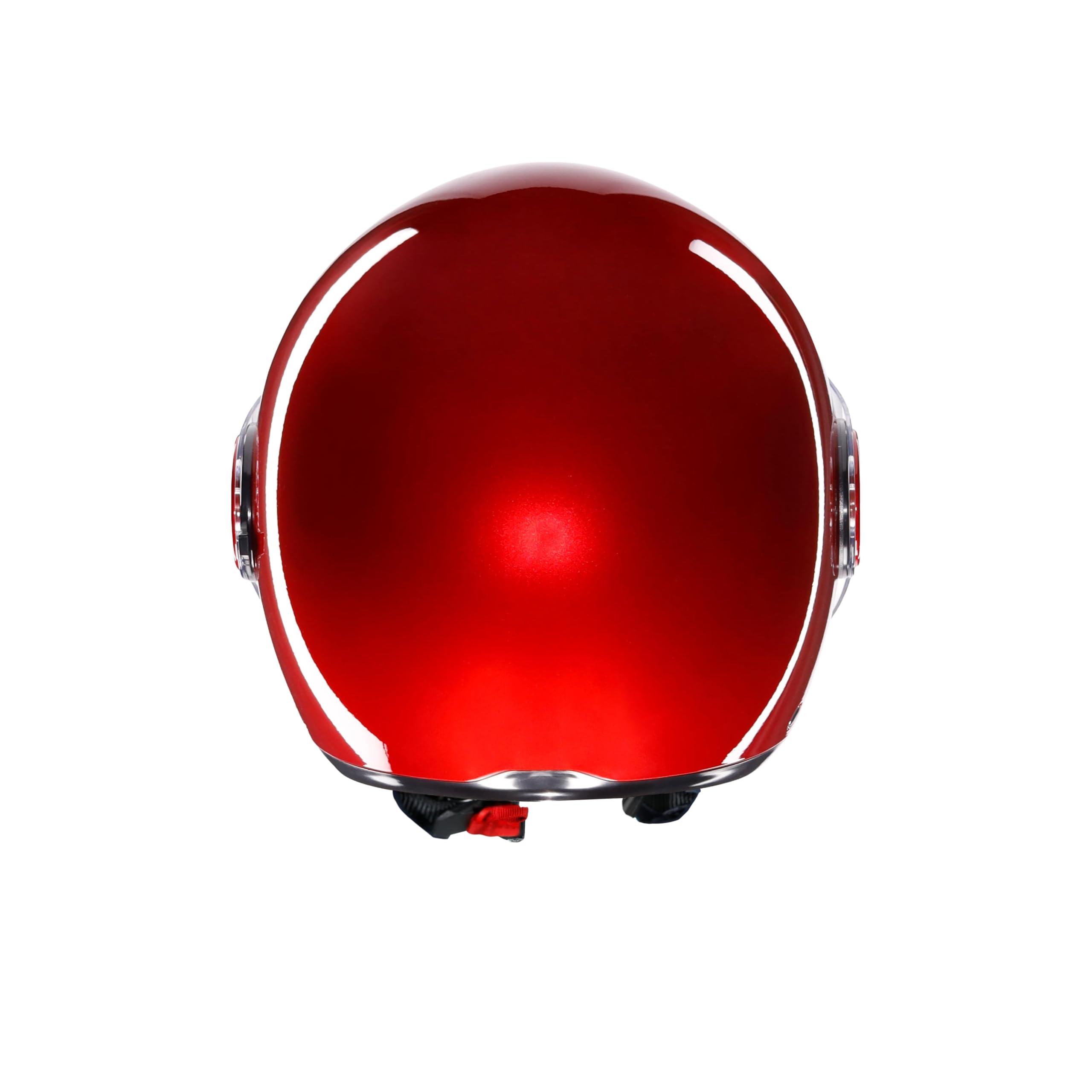 AGV - ETERES E2206, Casco Moto Jet, Unisex, Corsa Red, L