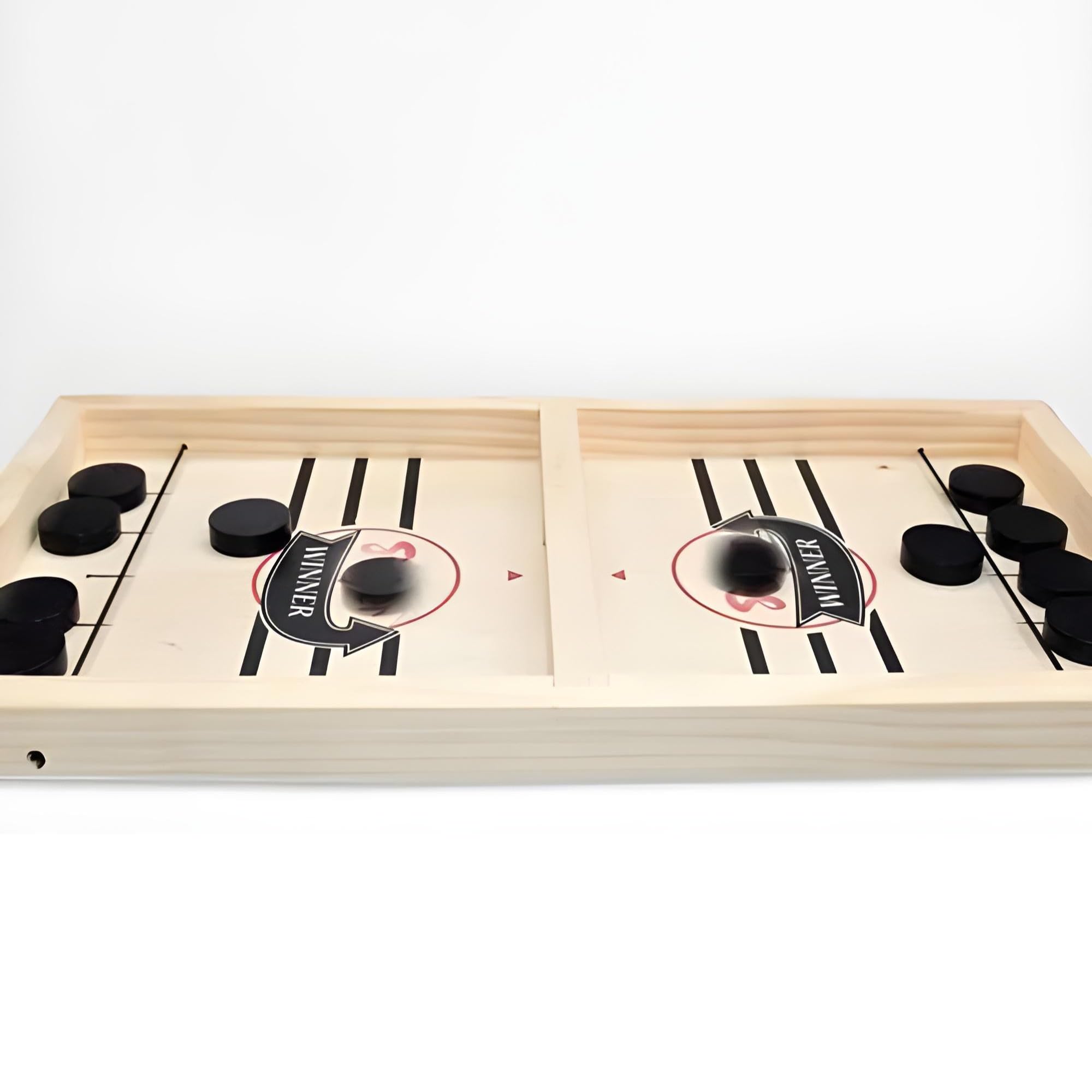 Jeu de Palets en Bois - Plateau Extra Large 56x30 cm - Jeu Familial dès 6 Ans