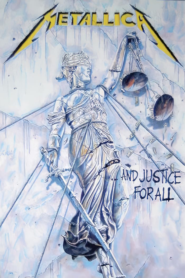 POSTER STOP ONLINE Metallica - Music Poster (And Justice For All - Album Cover) (Size: 24" x 36")