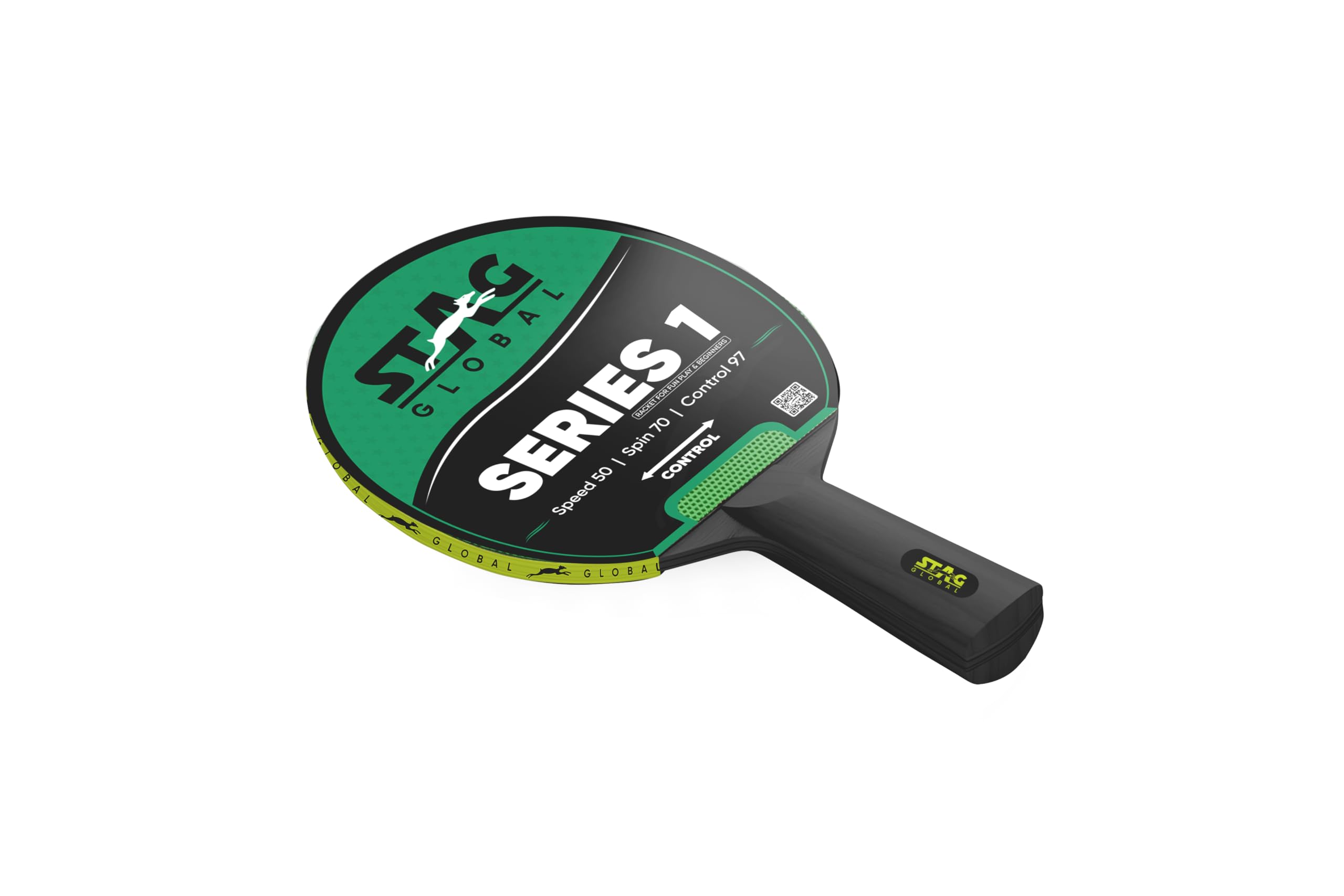 STAG Wood (New Launch) Global Series 1 Table Tennis Racket | Lightweight |Funplay & Beginners | Green and Black | (B0CKTSW2SQ) Amazon Price History, Amazon Price Tracker