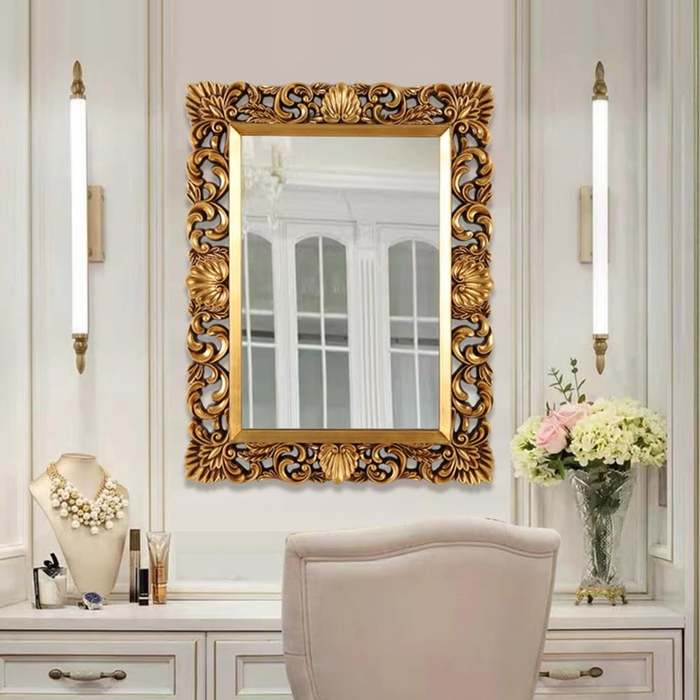Amazon.co.jp: ビンテージ装飾的な壁ミラー、 ヴィンテージ
