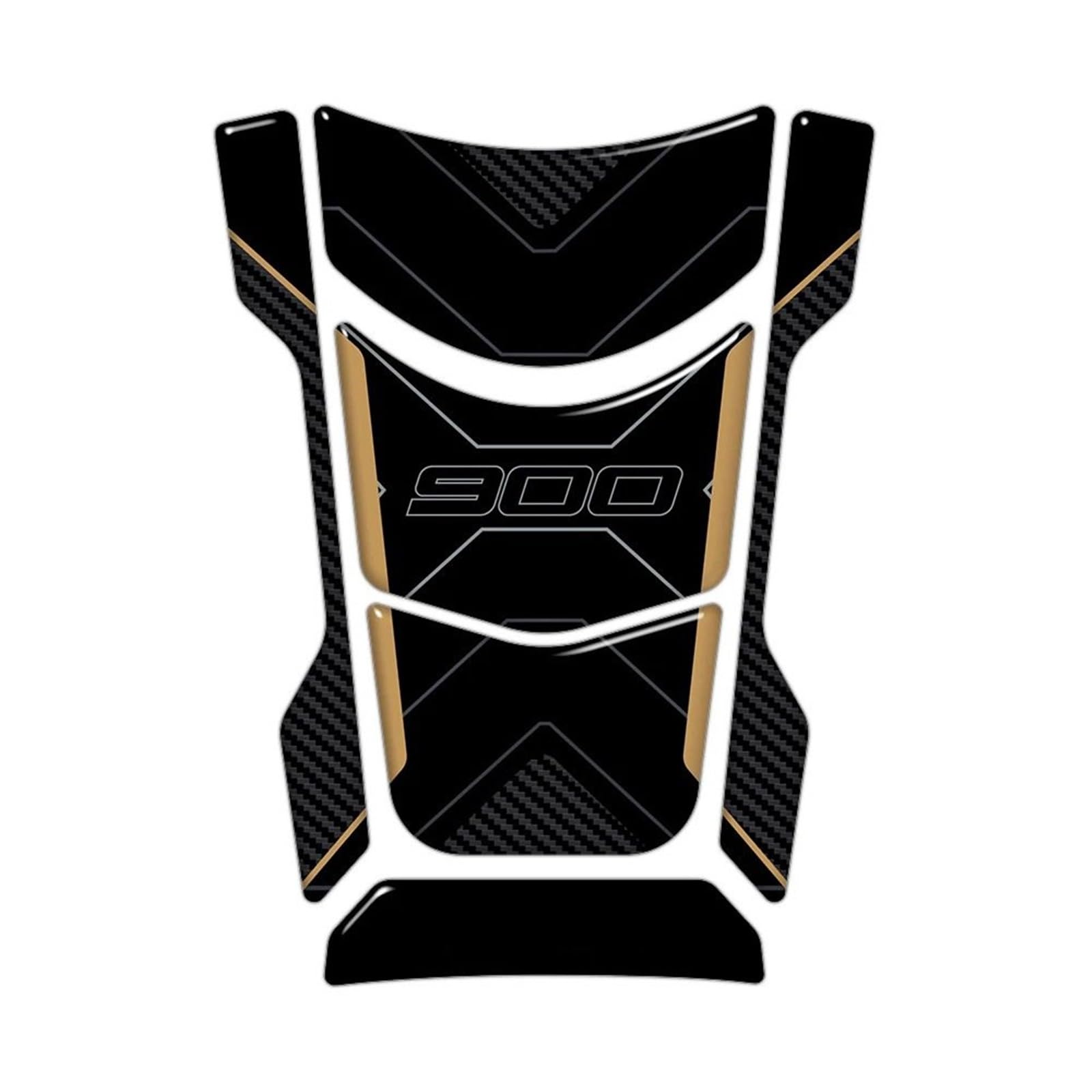 Kasdpmnb Black Knight Motorcycle Tank Protector For Valico 900Dsx Dsx900 Ds900x Tank Pad 3D 2024 2025