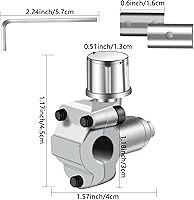 Vista 2 de Juego de 10 válvulas de perforación de bala – Válvula ajustable compatible con BPV-31 para grifo de refrigerador – 1/4, 5/16, 3/8 pulgadas