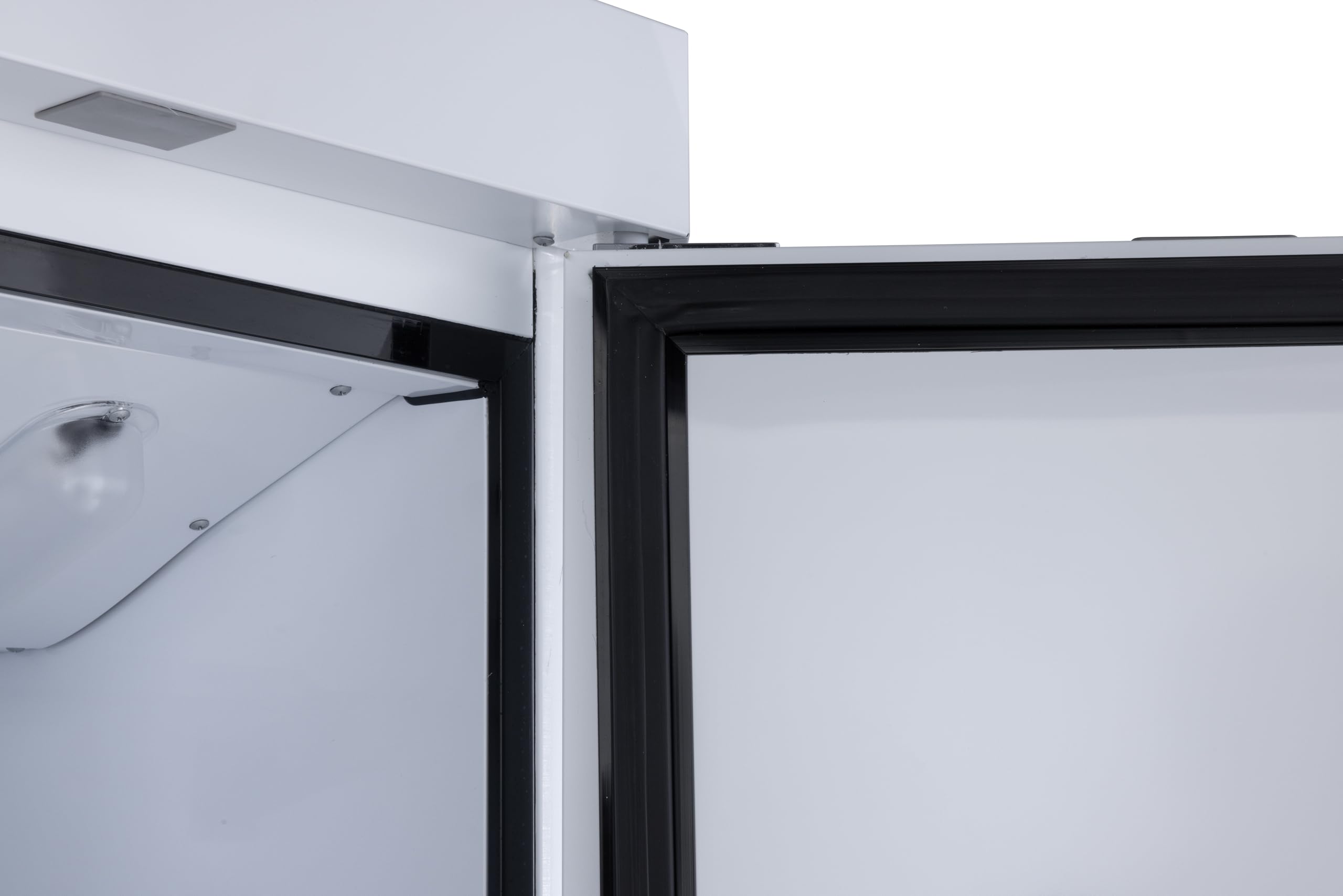 METRO Professional Frigorifero GRE6600, alluminio, 77.5 x 72 x 193 cm, 380 L, refrigerazione ad aria, 300W, adatto per GN1/1, con serratura