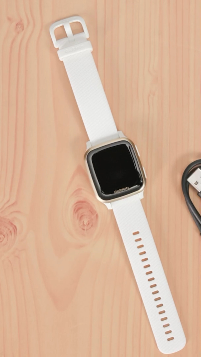 GARMIN - 【美品】Garmin ガミン Venu SQ White (2642) Garmin Venu Sq - Versatile GPS Smartwatch with Long Battery Life