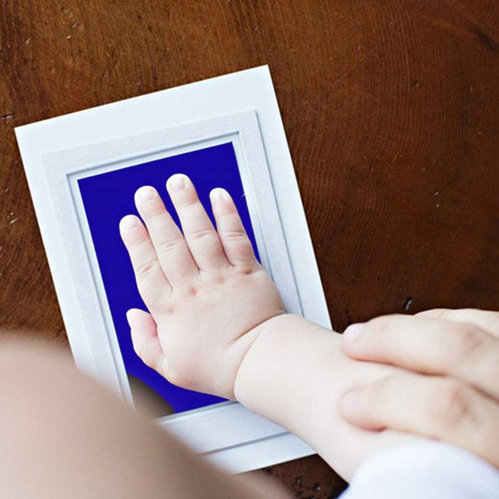 Mold Your Memories Baby Hand and Foot Ink Imprint Kit. No Touch, Non Toxic Ink Pad (6-12 Months, Blue) 3 61IzgDC5dmL. SL1000
