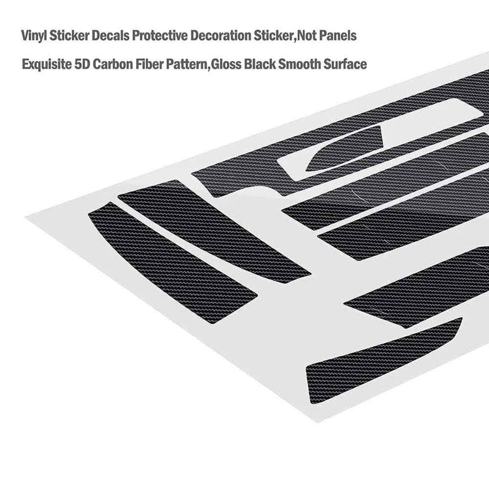 Autoschutzfolie Auto-Innenverkleidung, Schutzfolie, Dekoration, 5D-Carbonfaser-Vinyl-Aufkleber Für BMW 5 Series 525I 530I E60 2003–2010 LHD