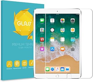 Fintie Tempered Glass Screen Protector for iPad 9th / 8th / 7th Generation (2021/2020/2019) 10.2 Inch & iPad Air 3rd Gen (2019) 10.5" & iPad Pro 10.5" 2017 - Anti Scratch Premium HD Clear 9H Hardness