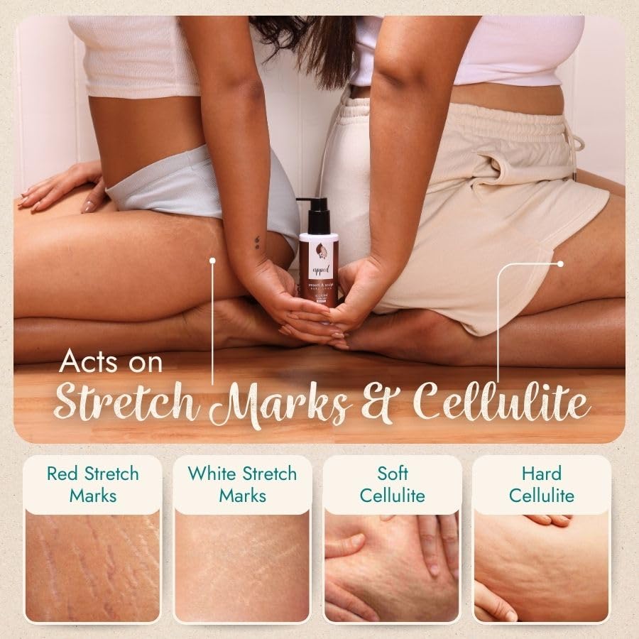 Image of Smooth & Sculpt Body Lotion 180ml + 25ml | Reduces Cellulite & Stretch Marks | Dry & Dull Skin | Boosts Collagen | Moisturizing - Firming - Nourishing | Fast Absorbing | For Men & Women
