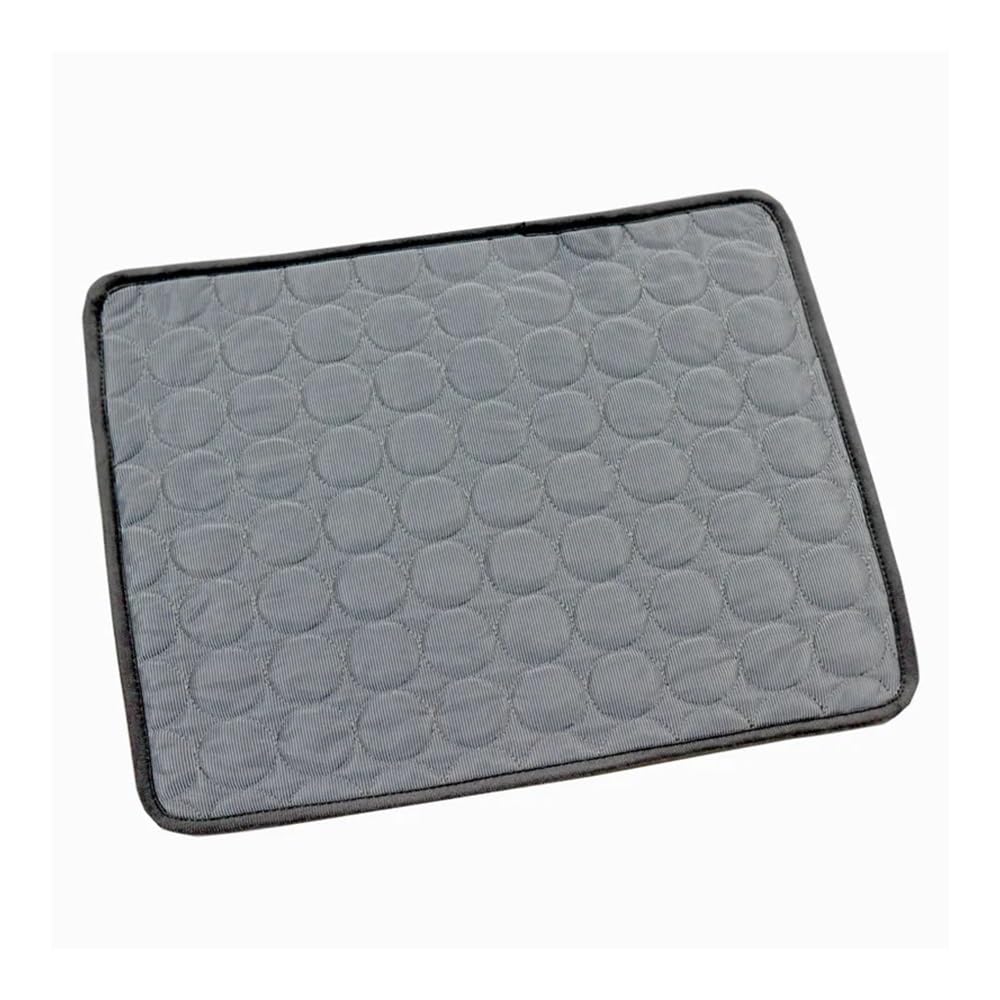 Alfombrilla de refrigeración para perros, cama fría extra grande para perros pequeños y grandes, accesorios para mascotas, manta duradera para sofá, gato, manta de hielo para gatos (gris
