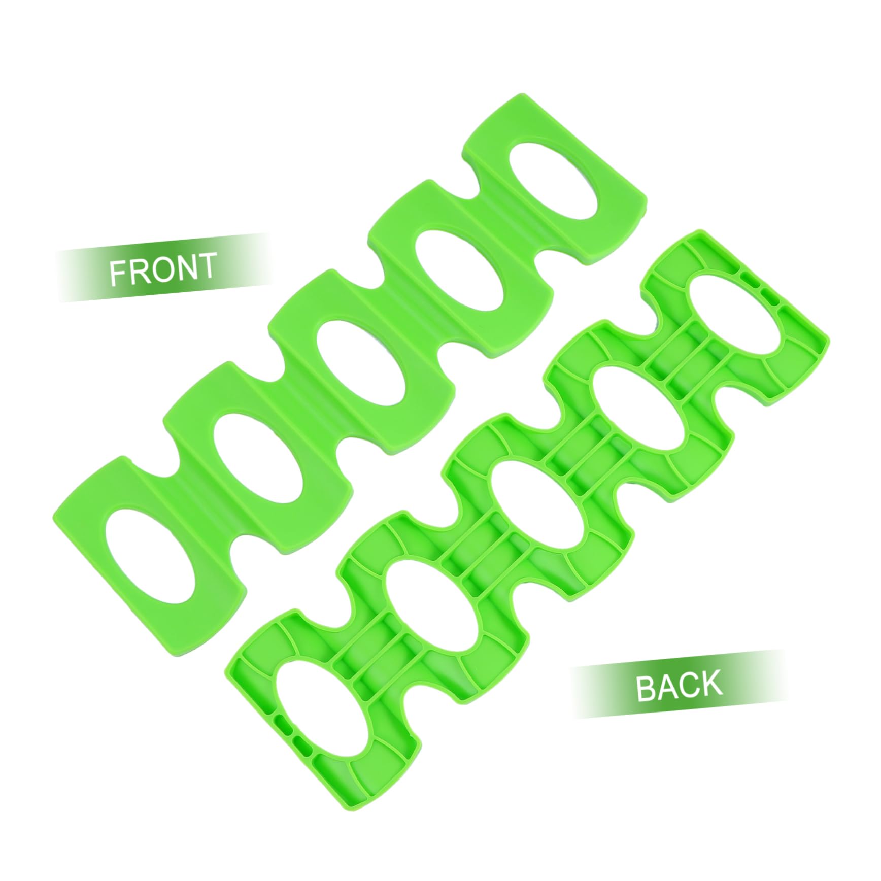 Garneck 4pcs Silicone Beer Rack Holders Space-Saving Beverage Storage Mats for Refrigerators Lightweight High Temp Resistant for Cans Easy to Clean