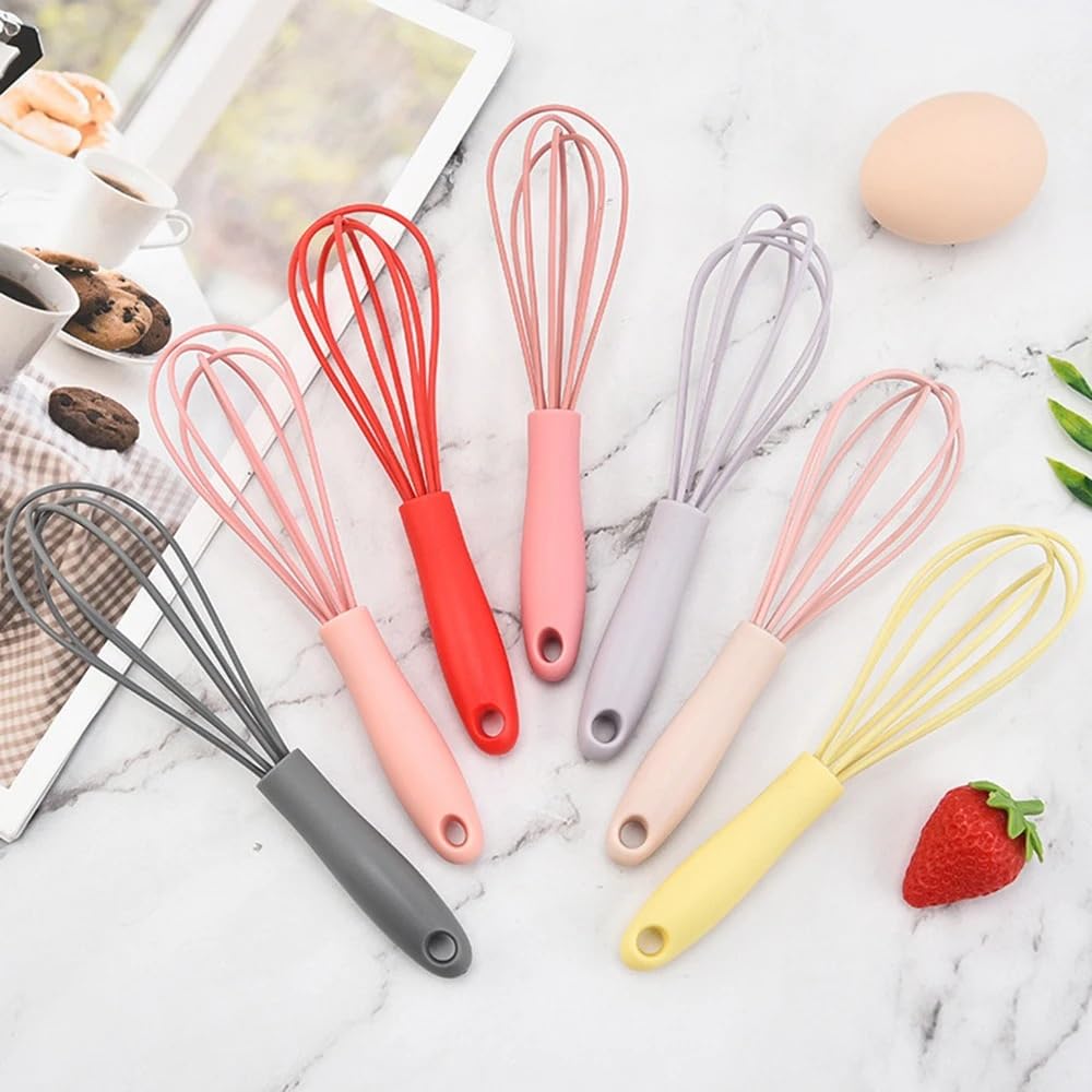 frusta da cucina Frullatore manuale antiruggine for uova frusta(Yellow)