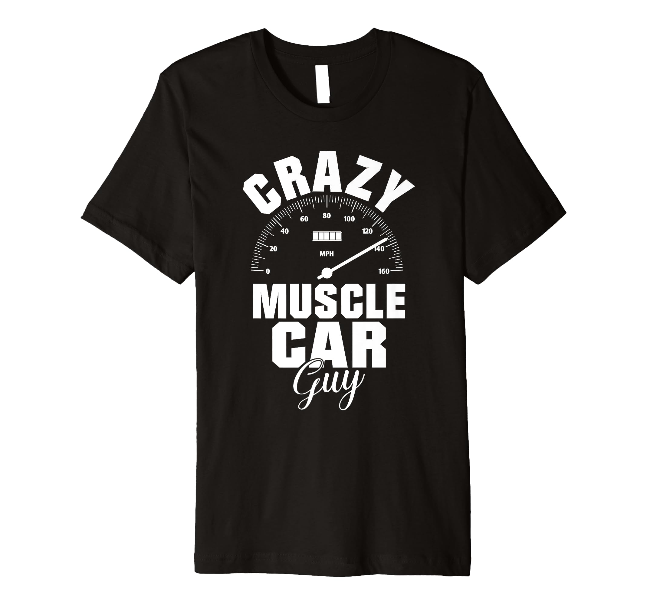 Crazy Muscle Car Guy Premium T-Shirt