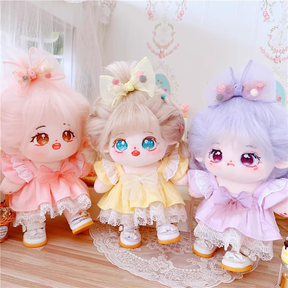 20cm Doll Shoes Niannyyhouse Vêtements De Poupée En Peluche 20 Cm, Manteau, Chemise Blanche, Pantalon, Accessoires, Chaussures, Costumes, Jouet En Peluche Douce (blanc Plush Doll